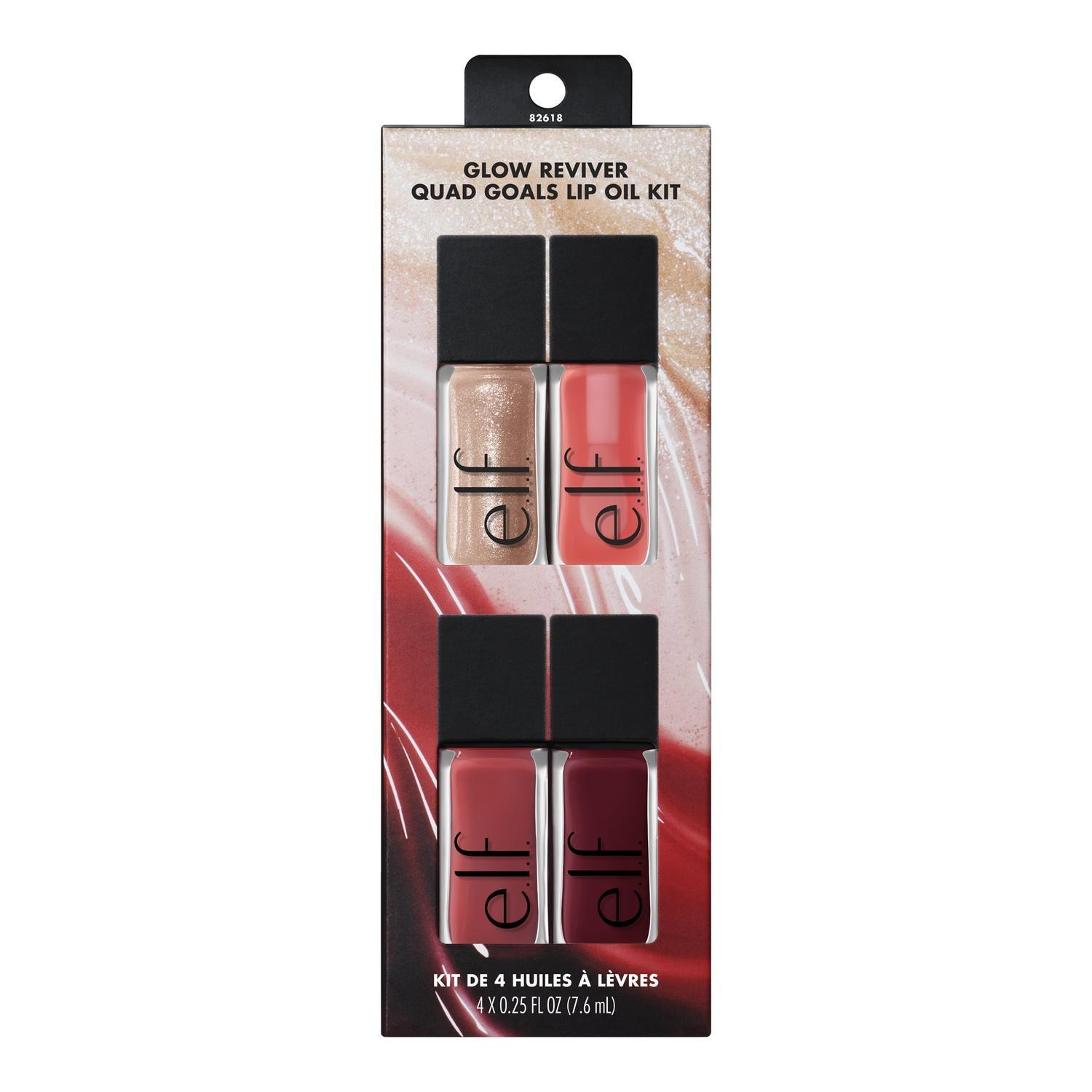 GLOW REVIVER QUAD GOALS LIP OIL KIT (SET DE GLOSS PARA LABIOS)